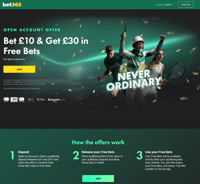 Bet365 Free Bet Rules