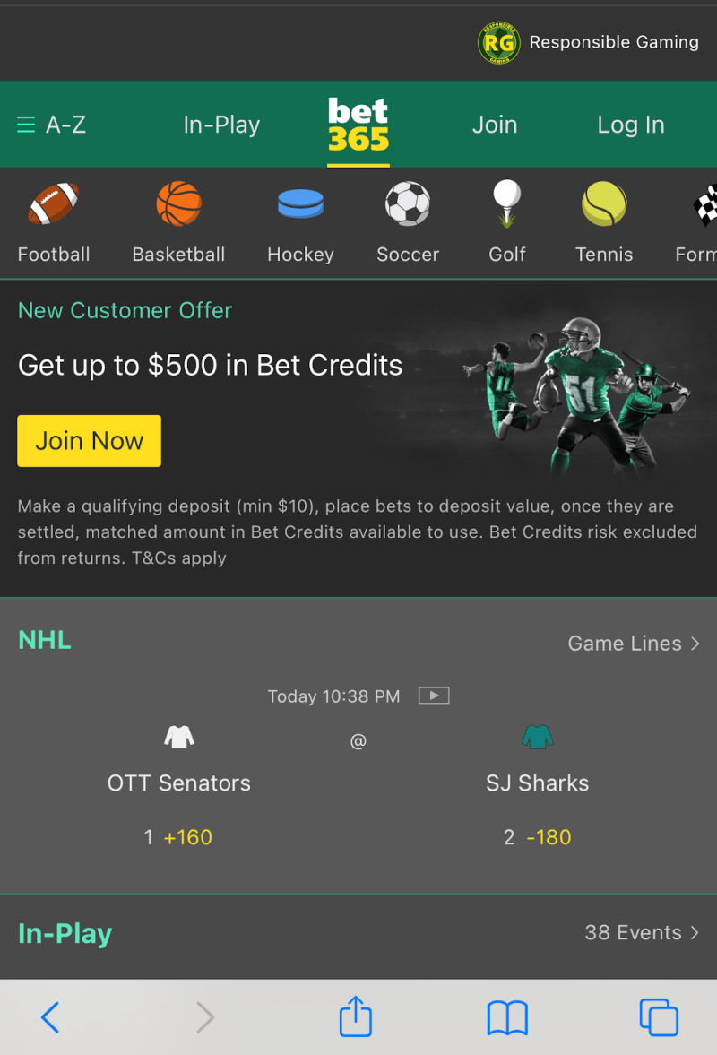 Mobile Offers Bet365 Casino